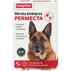 Beaphar permecta dog l 70cm - obroża biobójcza dla dużych psów