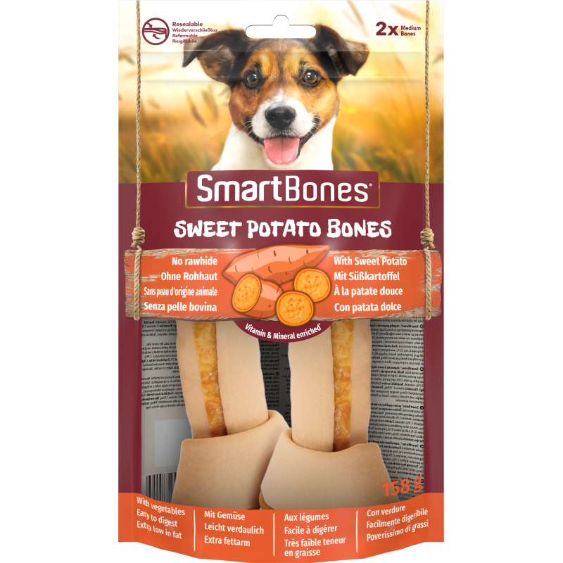 Smartbones sweet potato bones medium 2szt. [t027415]