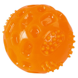 Kerbl piłka-gryzak dla psa toyfastic, pomarańczowa 7,5cm [81484]