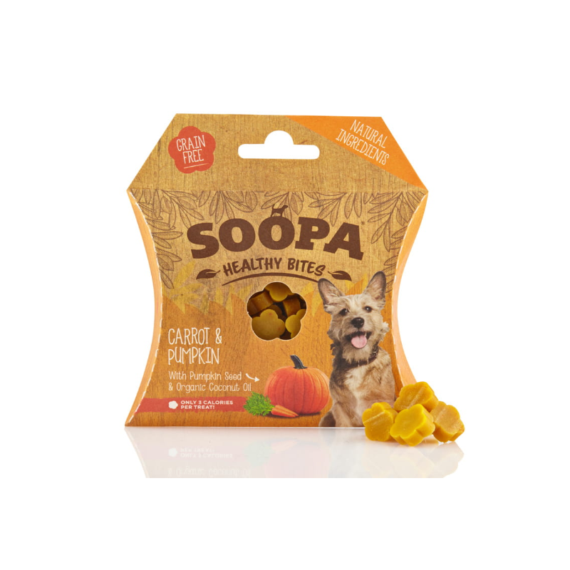 Soopa healthy bites pumpkin & carrot (dynia i marchew) 50g