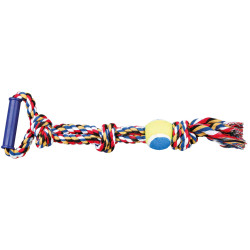 Trixie zabawka sznur bawełna z piłką 50cm [tx-3280]
