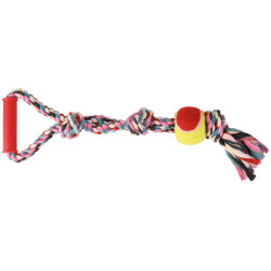 Trixie zabawka sznur bawełna z piłką 50cm [tx-3280]