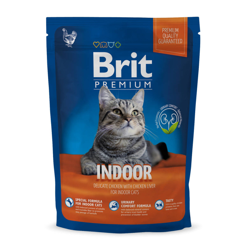 Brit premium cat indoor 800 g