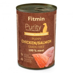 Fitmin dog purity tin puppy salmon with chicken 400g