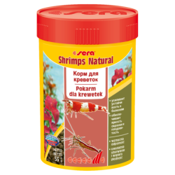 Sera shrimps natural 100 ml, granulat - pokarm dla krewetek i raków [se-00554] 100 ml