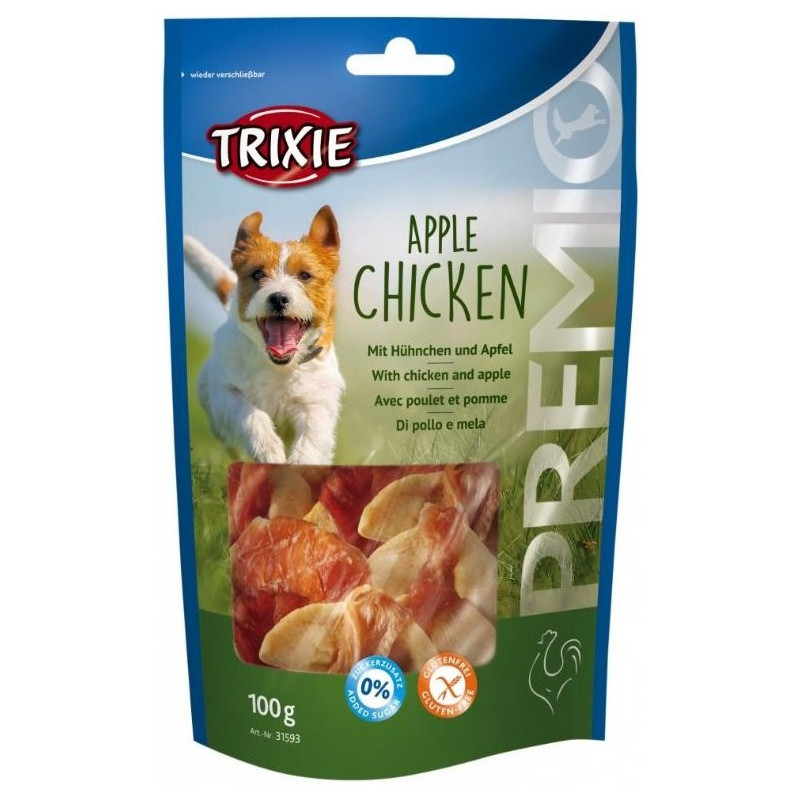 Trixie snacki premio jabłko z kurczakiem, 100 g [tx-31593]
