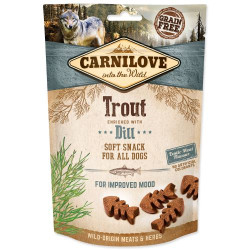 Carnilove soft snack improved mood trout & dill 200g