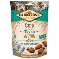 Carnilove soft snack healthy metabolism carp & thyme 200g
