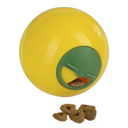 Kerbl zabawka rozwijająca dla psa snack ball, żółta 7,5cm [81642]