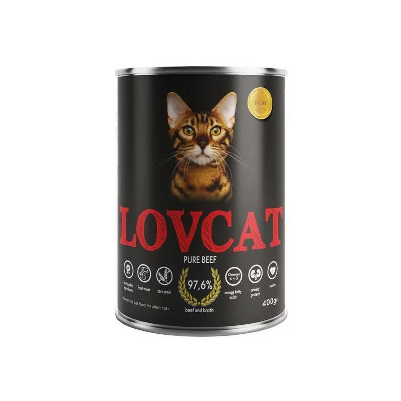 Lovcat pure beef - wołowina 400g