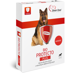 Overzoo bio protecto plus obroża dla psów dużych 75 cm