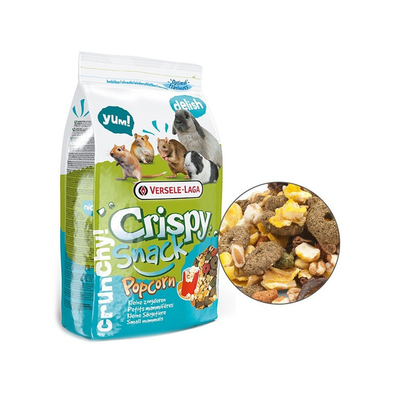 Versele laga crispy snack popcorn 650g - uzupełniająca dla gryzoni [461730]