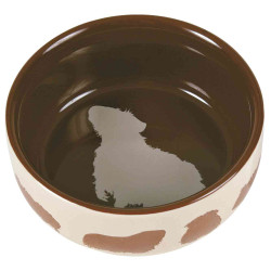Trixie miska ceramiczna dla świnki morskiej z motywem świnki morskiej, 250 ml, śr. 11 cm [tx-60732]