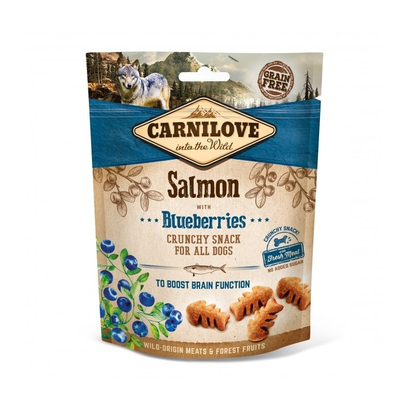 Carnilove crunchy snack salmon with blueberries with fresh meat 200g