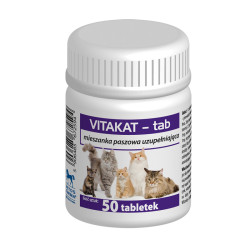 Vitacat - mieszanka paszowa uzupełniająca 50 tab.