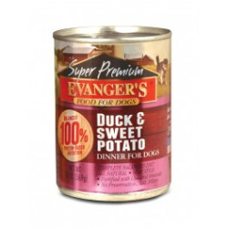 Evanger's gold line kaczka i słodkie ziemniaki 362g