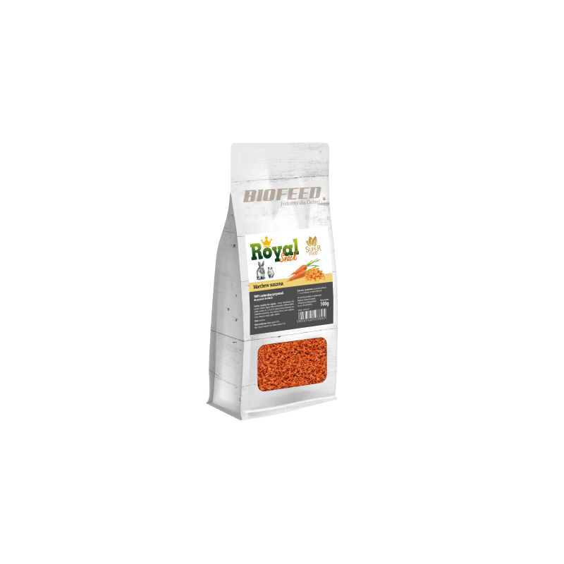 Biofeed royal snack superfood - marchew suszona 100g