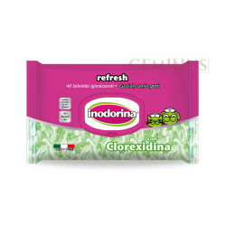 Inodorina refresh clorexidine 40 pc (z chlorheksydyną) 1op.