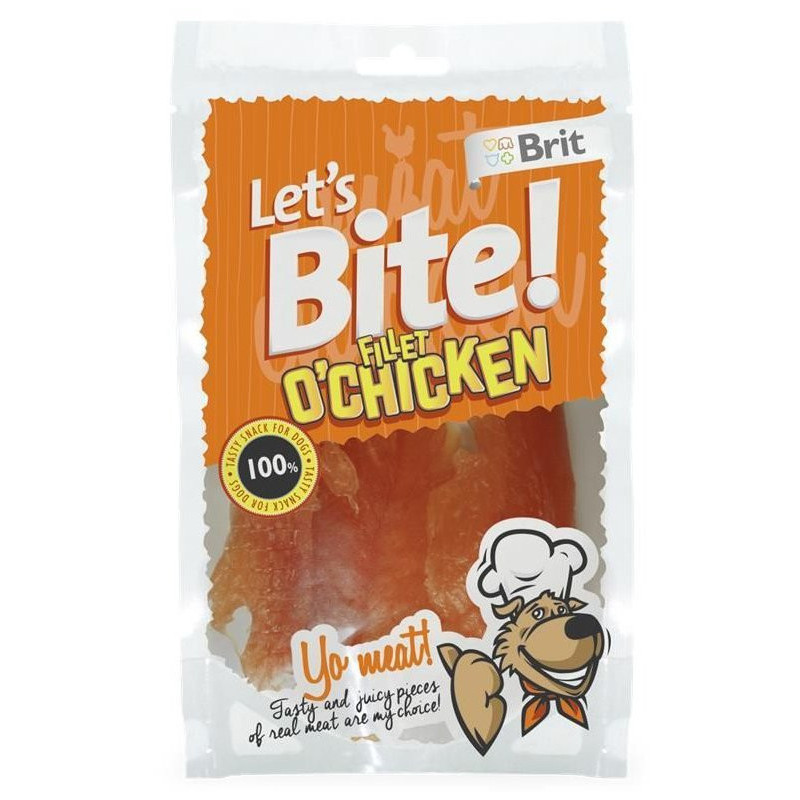 Brit let's bite fillet o'chicken 80 g
