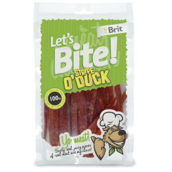 Brit let's bite stripe o'duck 80 g