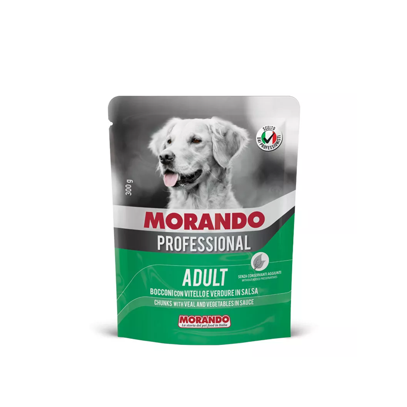 Morando pro pies kawałki w sosie z cielęciną i warzywami saszetka 300g
