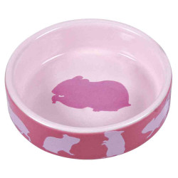 Trixie miska ceramiczna dla chomika z motywem chomika, 80 ml, śr. 8 cm [tx-60731]