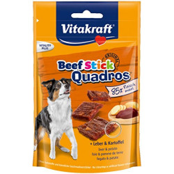 Vitakraft beef stick quadros przysmak z wątróbką i ziemniakami dla psa 70g