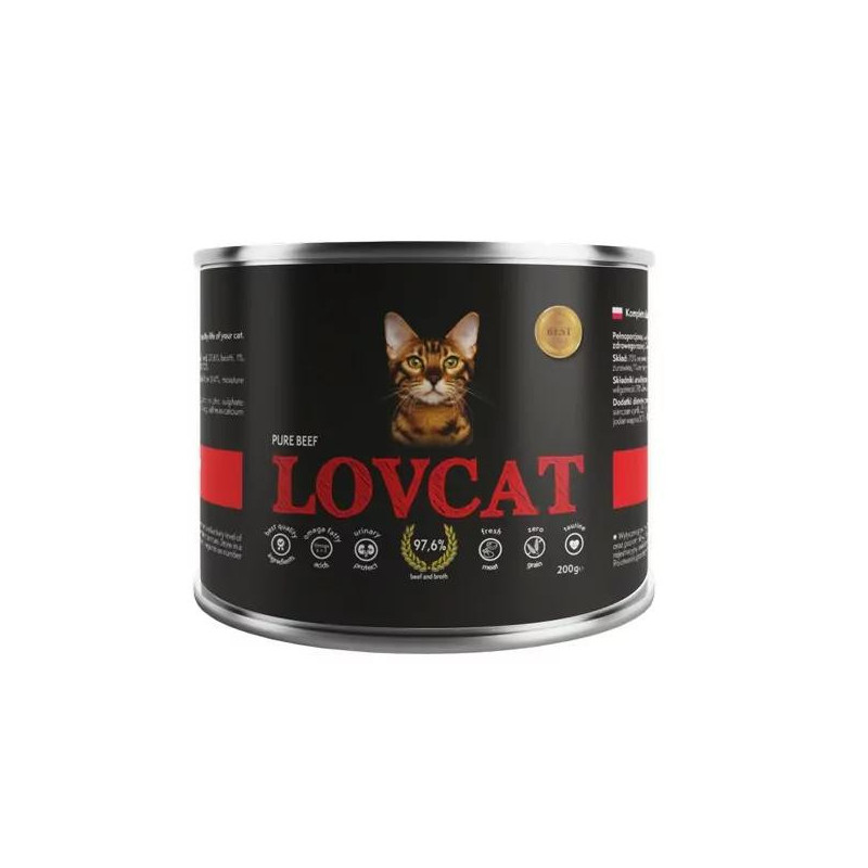 Lovcat pure beef - wołowina 200g