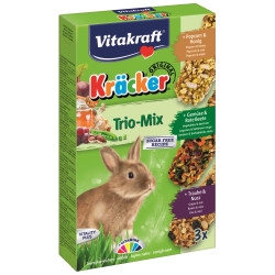 Vitakraft kracker kolba dla królika popcorn, warzywa i orzechy 3szt