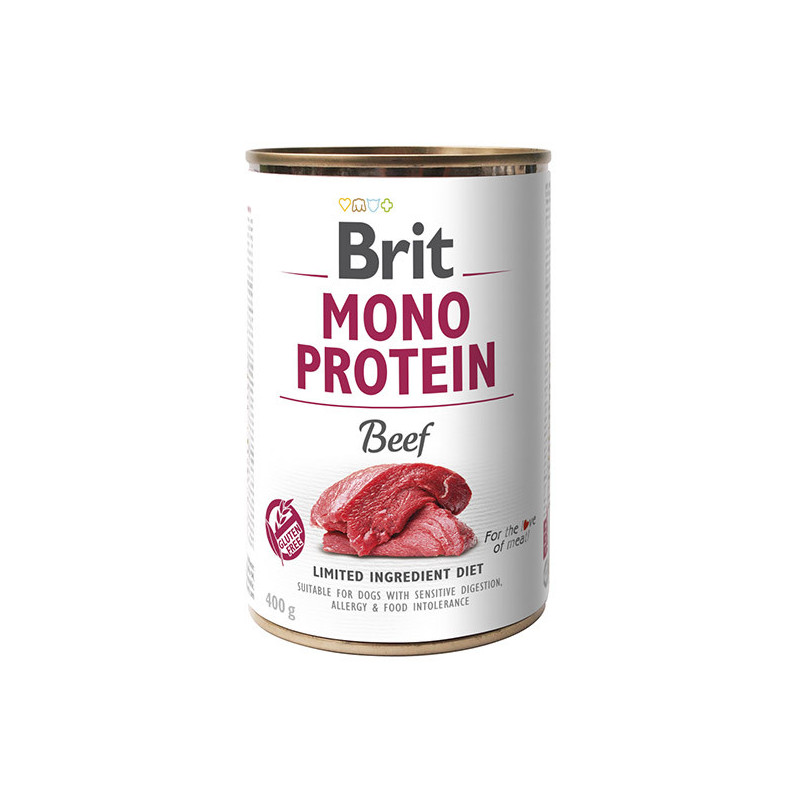 Brit mono protein beef puszka dla psa z wołowiną 400g