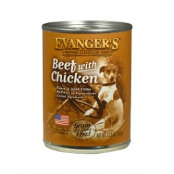 Evanger's classics wołowina z kurczakiem 362g