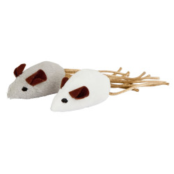 Kerbl zabawka dla kota, mysz biała i szara, szeleszcząca [81648]
