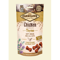 Carnilove cat semi moist snack chicken enriched with thyme 50g