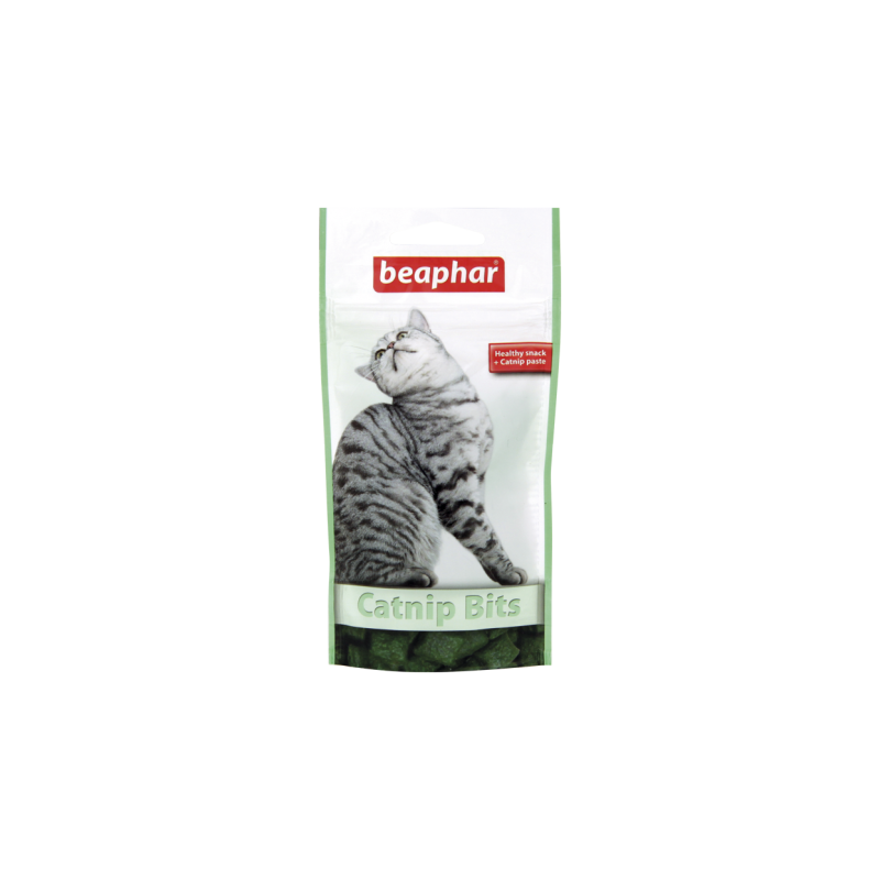 Beaphar catnip bits przysmak z kocimiętką dla kotów 35g