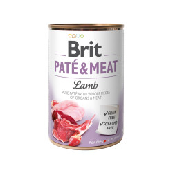 Brit pate & meat lamb puszka dla psa z jagnięciną 400g