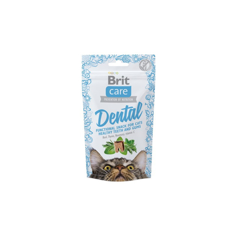 Brit care cat snack dental 50g