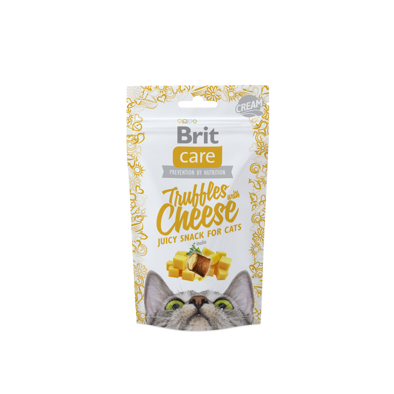 Brit care cat snack truffles cheese 50g