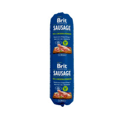 Brit sausage chicken & venison 800 g