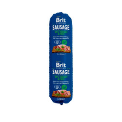 Brit sausage turkey & pea 800 g