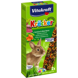 Vitakraft kracker kolba dla królika, warzywa i burak 2szt