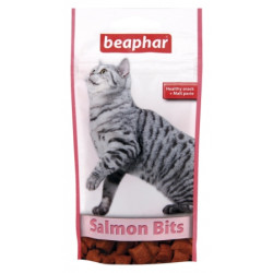Beaphar salmon bits 35g - przysmak o smaku łososia z malt pastą dla kotów