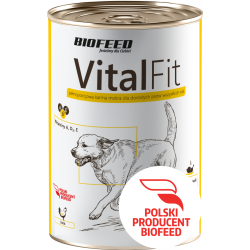 Biofeed vitalfit puszka dla psów z drobiem 415g