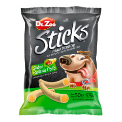 Dr zoo sticks rolls de pollo - paluszki dla psa o smaku roladek z kurczaka 50g [11254]