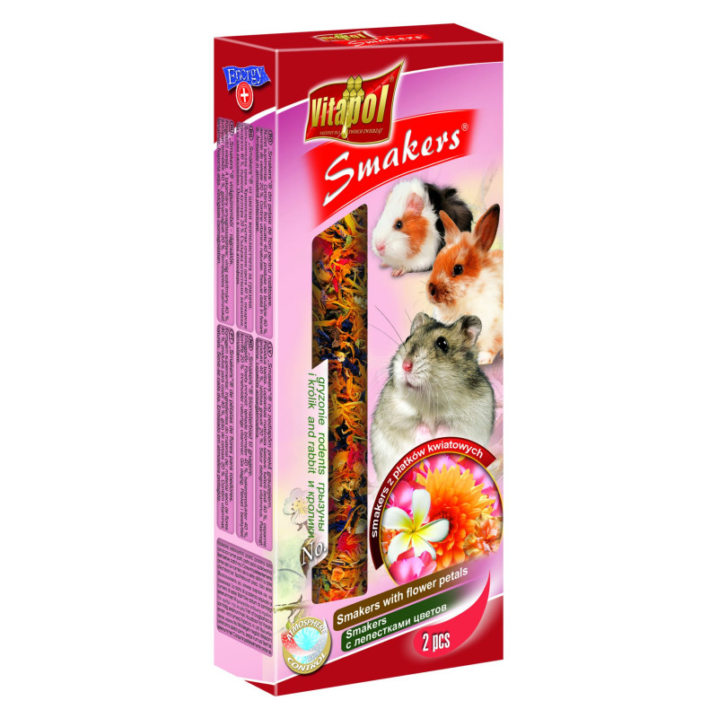 Vitapol smakers dla gryzoni - kwiatowy [zvp-1152] 80g