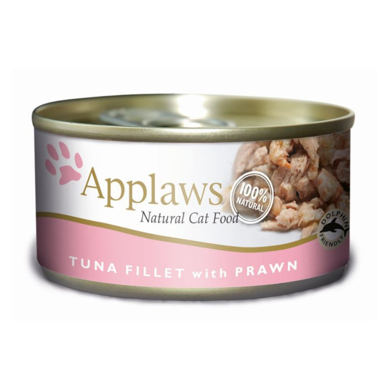 Applaws tuna fillet & prawn (puszka tuńczyk & krewetki) 70g [1008]