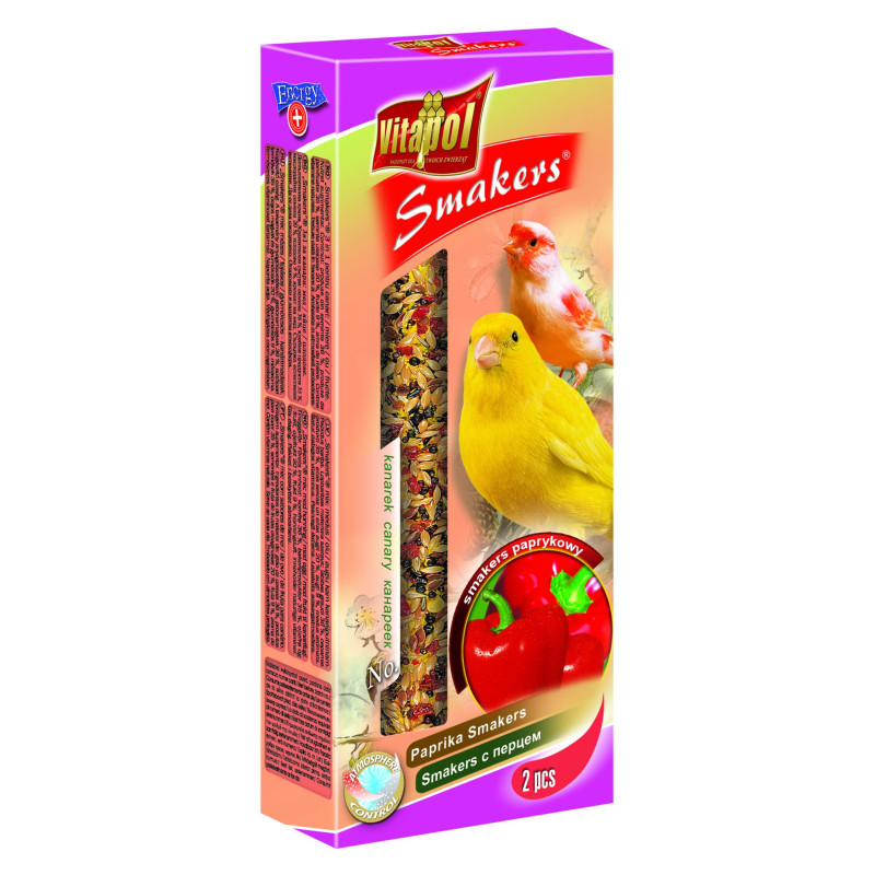 Vitapol smakers dla kanarka paprykowy 2szt op [zvp-2508] 60g