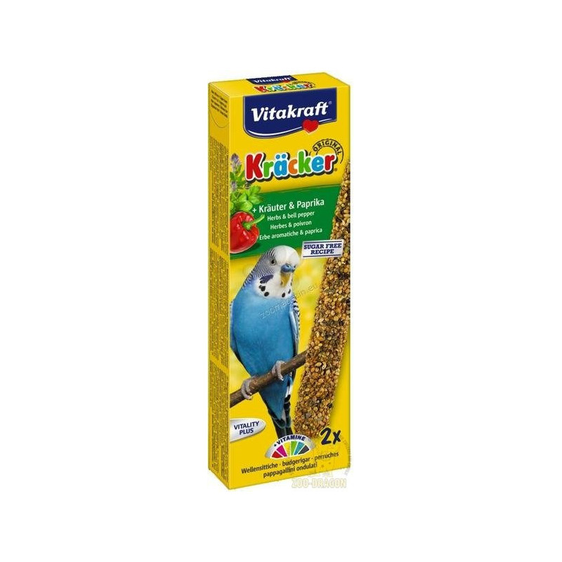 Vitakraft kracker kolba dla papugi falistej ziołowa 2szt