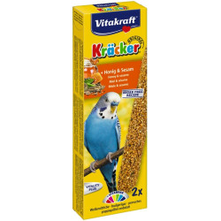 Vitakraft kracker kolba dla papugi falistej, miód i sezam 2szt