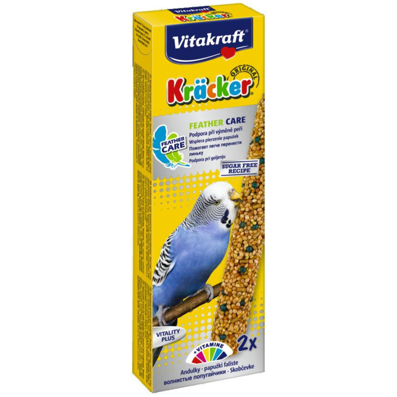 Vitakraft kracker kolba dla papugi falistej na pierzenie 2szt