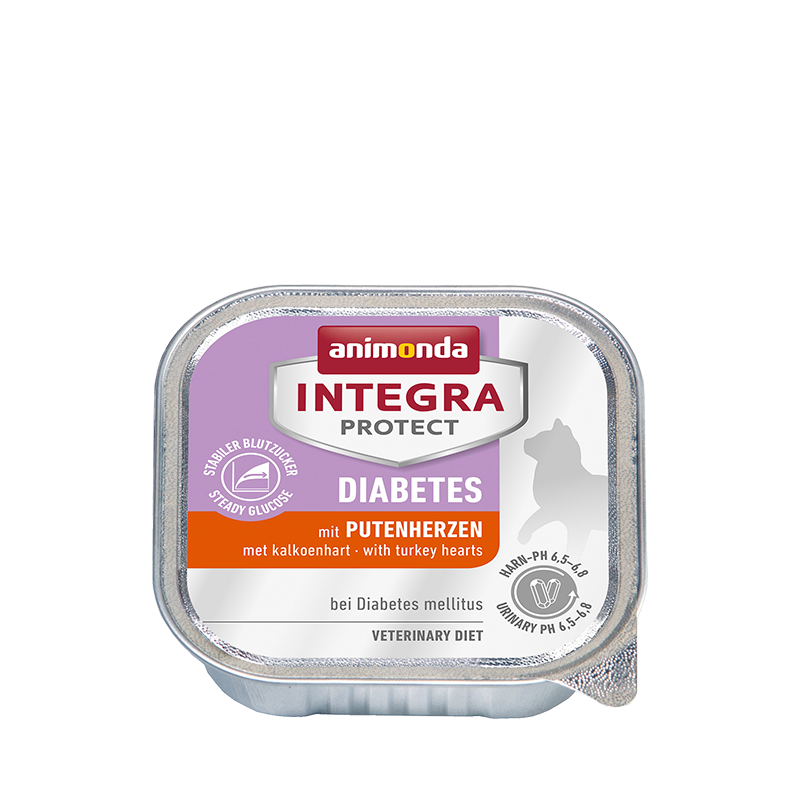 Animonda integra protect diabetes szalki z sercami indyka 100 g